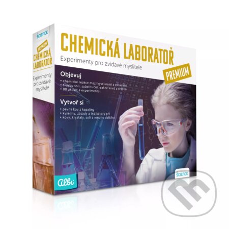 Společenská hra: Chemické laboratórium Premium (Albi)