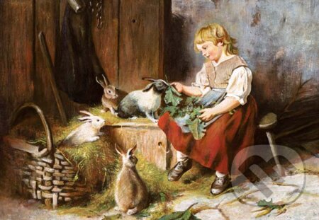 Kópia: Kŕmenie zajacov - Felix Schlesinger, Castorland