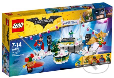 LEGO Batman Movie 70919 Výročná oslava Ligy spravodlivých, LEGO, 2018