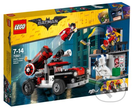 LEGO Batman Movie 70921 Harley Quinn a útok delovou guľou, LEGO, 2018