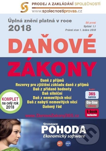 E-kniha: Daňové zákony 2018 (DonauMedia). DonauMedia, 2017
