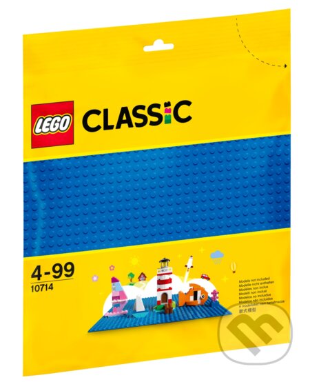 LEGO Classic - Modrá podložka na stavanie, LEGO, 2018