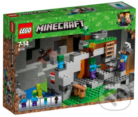 LEGO Minecraft 21141 Jaskyňa so zombie, LEGO, 2018