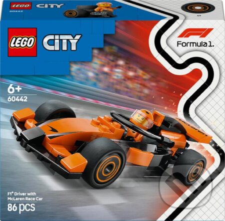 LEGO® City 60442 Jazdec F1® s pretekárskym autom McLaren - LEGO