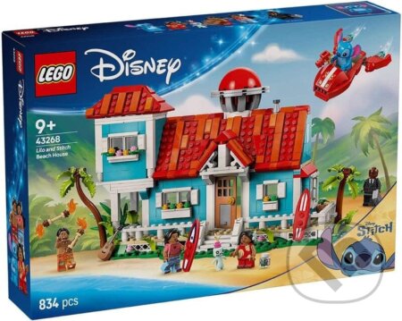 Společenská hra: LEGO® Disney 43268 Lilo a Stitch a domček na pláži (LEGO)