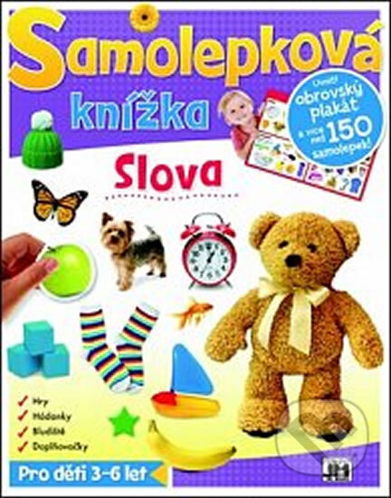 Kniha: Slova - Samolepková knížka (neuvedený autor)