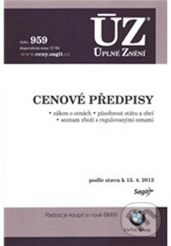 Kniha: ÚZ 1024 Cenové předpisy (Sagit). Sagit