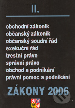 Kniha: Zákony 2006/II (Iveta Psocíková). Poradce s.r.o., 2006
