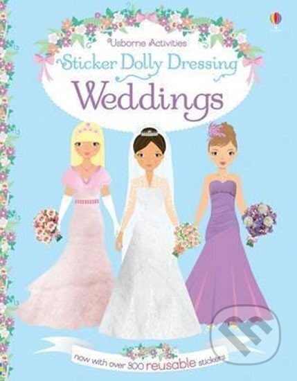 Kniha: Sticker Dolly Dressing Wedding (Fiona Wattová). Usborne, 2015