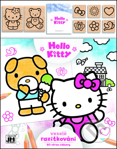 Kniha: Veselé razítkování Hello Kitty (neuvedený autor). Jiří Models, 2014