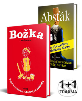 Kniha: Balíček 2ks Božka + Absťák (Ivo Toman). Taxus International, 2019