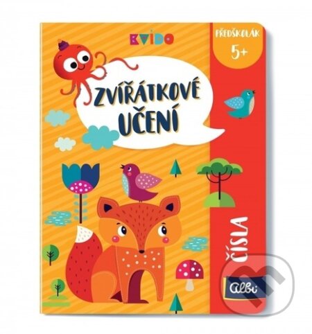 Kniha: Kvído - Zvířátkové učení: Čísla (Albi)