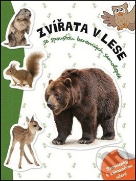Kniha: Samolepková knížka Zvířata v lese (Jiří Models)