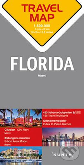 Kniha: Florida 1:800T TravelMap KUNTH (Marco Polo). Marco Polo, 2017