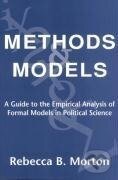 Kniha: Methods and Models (Rebecca B. Morton). Cambridge University Press, 2008