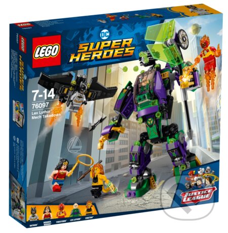 LEGO Super Heroes 76097 Lex Luthor  a zničenie robota, LEGO, 2018