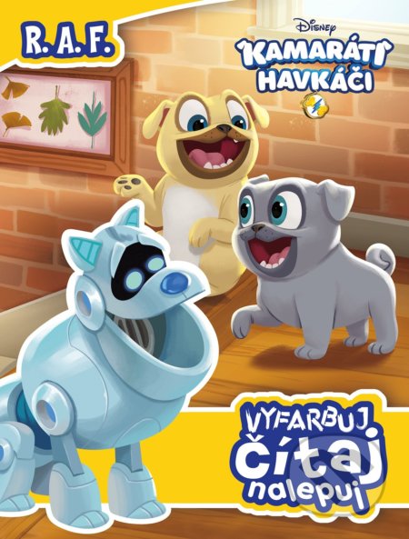 Kamaráti havkáči: Vyfarbuj, čítaj si, nalepuj - kniha z kategorie Omalovánky