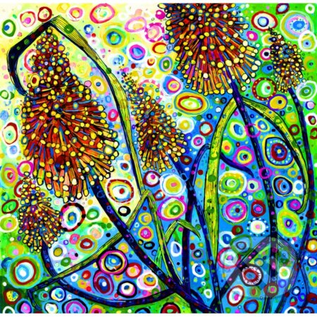 Puzzle: Red Hot Pokers (Sally Rich)