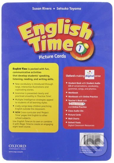 Kniha: English Time 1 Picture Cards (2nd) (Susan Rivers). Oxford University Press, 2011
