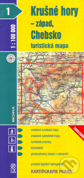 Kniha: Krušné hory - západ, Chebsko 1:100 000 (Kartografie Praha). Kartografie Praha, 2005