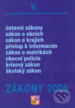 Kniha: Zákony 2006/V (Andrea Súkeníková). Poradce s.r.o., 2006