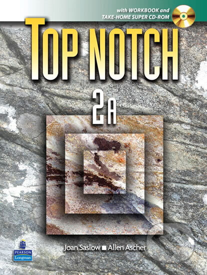 Kniha: Top Notch 2 with Super CD-ROM Split A (Units 1-5) with Workbook and Super CD-ROM (M. Joan Saslow)