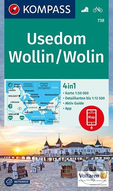 Usedom Wollin / Wolin, Kompass, 2018