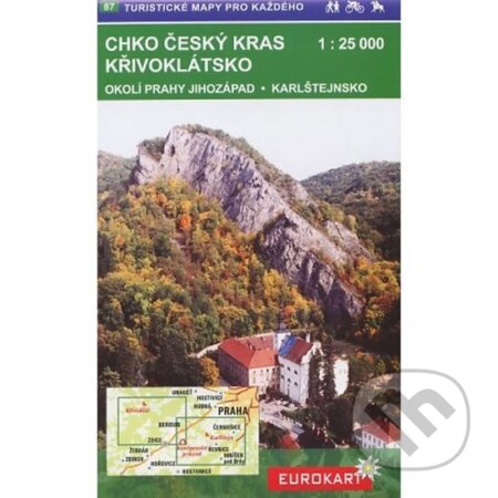 Kniha: Český kras, Křivoklátsko 1:25T /87 Turistické mapy pro každého (Geodezie On Line). Geodezie On Line