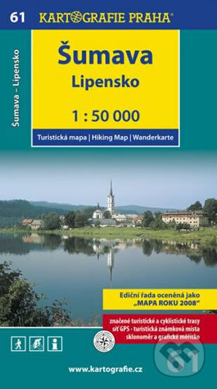 Kniha: 1: 50T (61)-Šumava, Lipensko (turistická mapa) (Kartografie Praha). Kartografie Praha