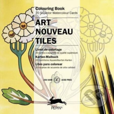 Kniha: Art Nouveau Tiles Coloring book (Pepin Van Roojen). Slovart, 2015