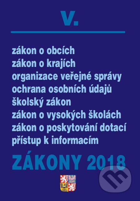 Zákony 2018/V (CZ), Poradce s.r.o., 2018