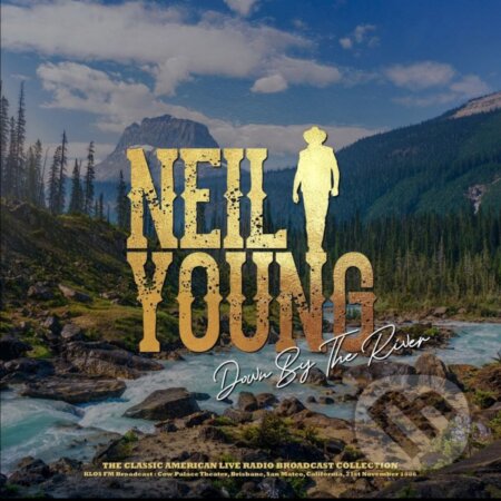Neil Young: Down By The River: Cow Palace Theater 1986 (Turquoise/Gold Splatter)  LP