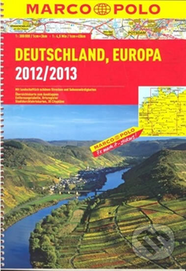 Kniha: Německo, Evropa/atlas-spirála 12ú13 1:300 MD (Marco Polo). Marco Polo, 2012