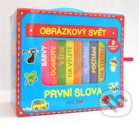 Kniha: Obrázkový svět - První slova (miniknížky v kufříku) (Rebo). Rebo, 2014