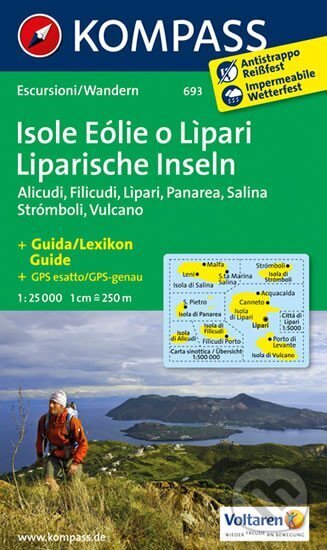 Kniha: Isole Eolie o Lipari 693 NKOM 1:25T (Marco Polo). Marco Polo