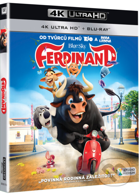 Ferdinand Ultra HD Blu-ray - Carlos Saldanha, Cathy Malkasian, Jeff McGrath, Bonton Film, 2018
