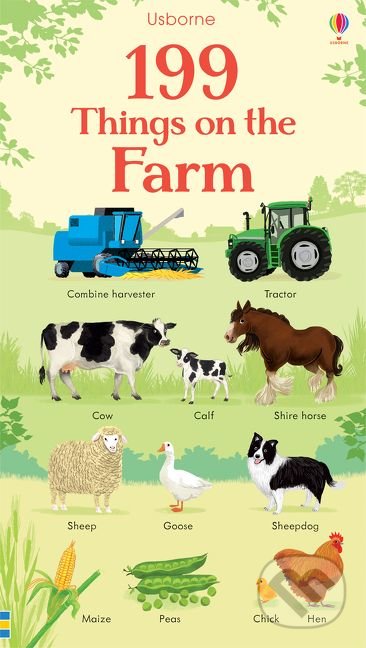 199 Things on the Farm - Holly Bathie, Nikki Dyson (ilustrácie), Usborne, 2018