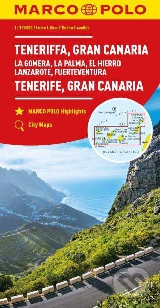 Tenerife, Gran Canaria / mapa 1:150 000 (Marco Polo). Marco Polo