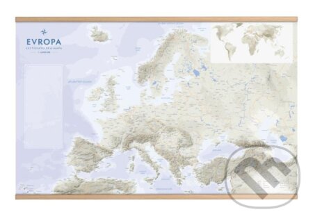 Kniha: Evropa - Cestovatelská mapa s lištami 1:6 800 000 (Kartografie Praha)