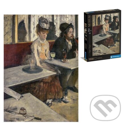 Puzzle Edgar Degas: V kavárně - puzzle z kategorie Umělecké