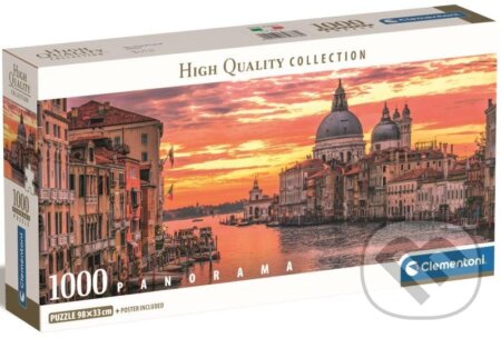 Puzzle Panorama Grand Canal - puzzle z kategorie Města a stavby