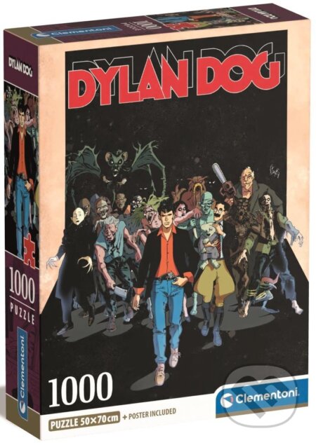 CLEMENTONI Puzzle Dylan Dog 2. motiv 1000 dílků