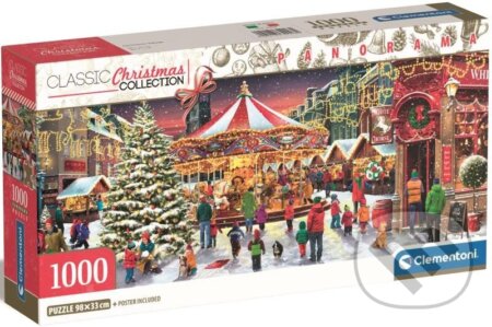 Puzzle Panorama: Vánoce - puzzle z kategorie Umělecké