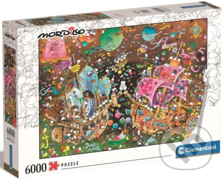 Puzzle: Puzzle Mordillo: Polibek (Clementoni)