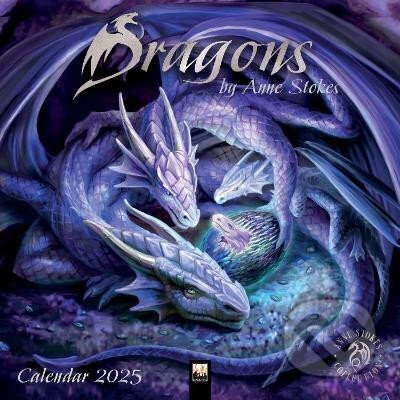 Kniha: Dragons by Anne Stokes Wall Calendar 2025 (Art Calendar) (Studio Tree Flame). Flame Tree Publishing, 2024