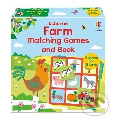 Kniha: Farm Matching Games and Book (Kate Nolan)