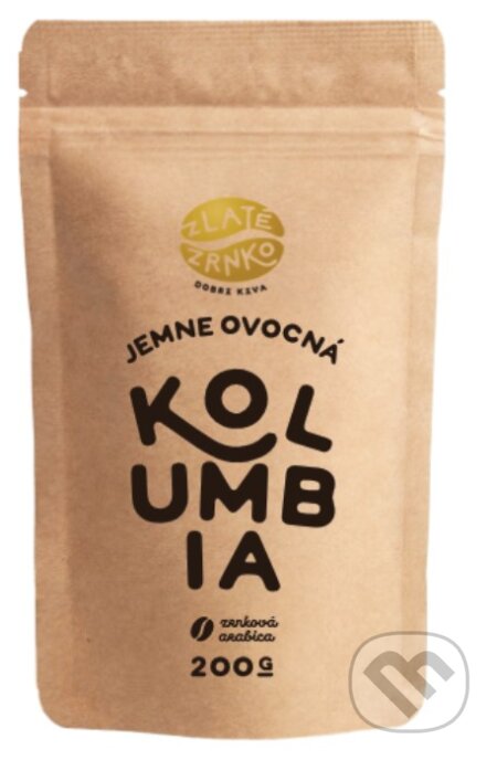 Kolumbia "Jemne ovocná" (zrnková káva, 200g) - Kolumbia