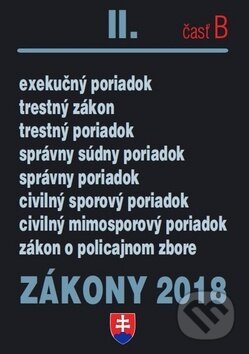 Zákony 2018 II. časť B (Poradca s.r.o.)
