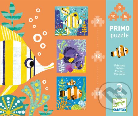 Djeco Puzzle Primo - Rybičky, Djeco, 2018