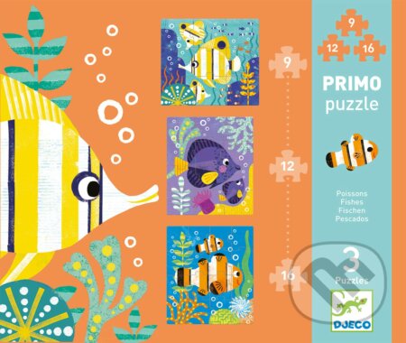 Puzzle: Djeco Puzzle Primo - Rybičky (Djeco)